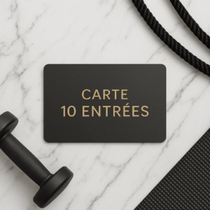 Carte 10 entrées Espace Fitness